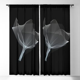 Floating In The Gentle Breeze - Floral Vector Abstract Blackout Curtain