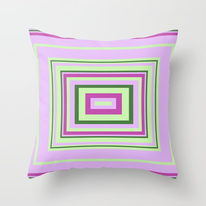 Purple Lilac Green Decorative Design Ideal For Bedding