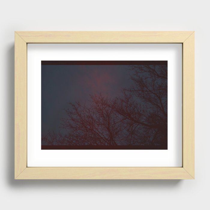Blood Sky Recessed Framed Print