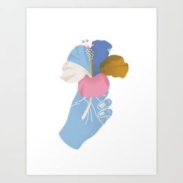 A Summer Hibiscus Art Print