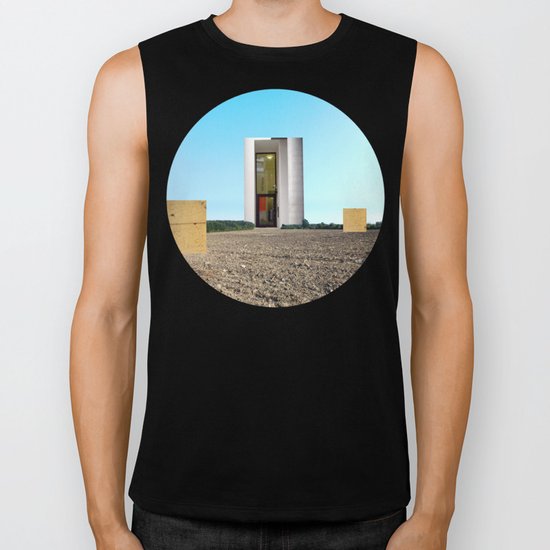 Surreal CityLand Collage 5 Biker Tank