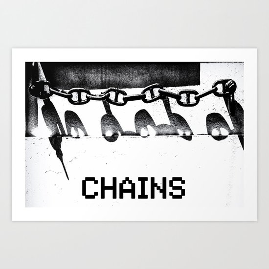 Chains Art Print