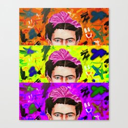 Street Frida Canvas Print