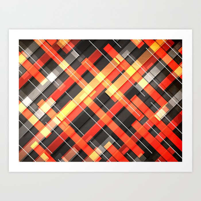 Weave Pattern Art Print