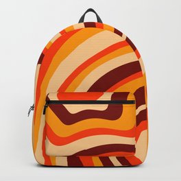 Retro Groovy Disco Pattern Backpack