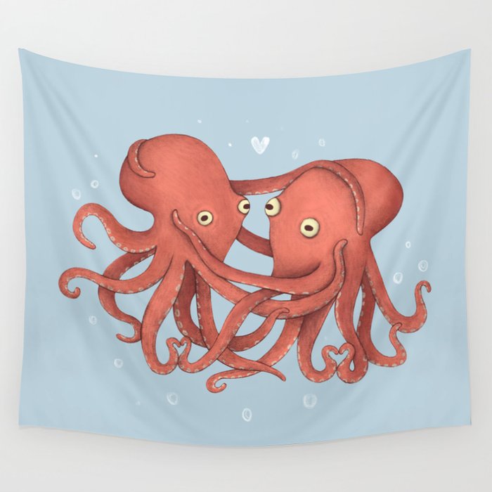 You Octopi My Heart Wall Tapestry