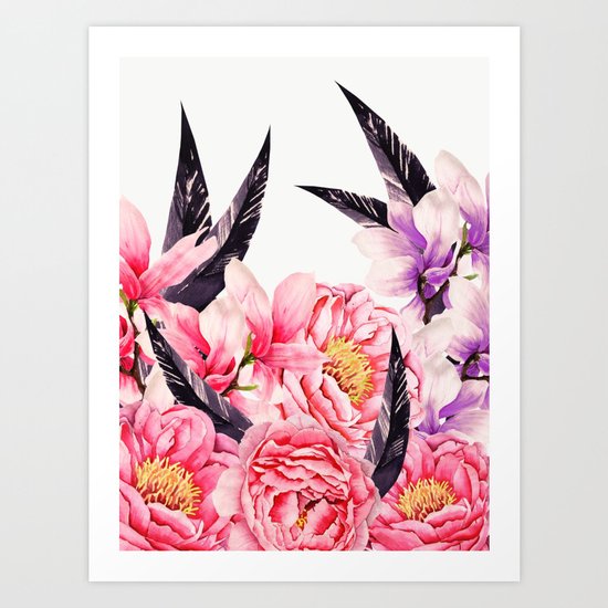 Floral Rise Art Print