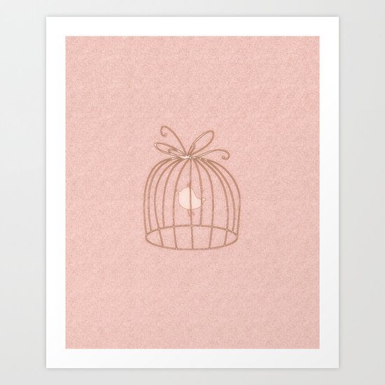 Birdcage Art Print