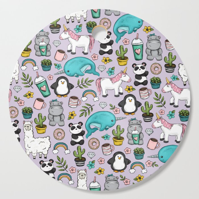 Narwhal And Friends Emoji Tween Print Unicorn Cute Panda