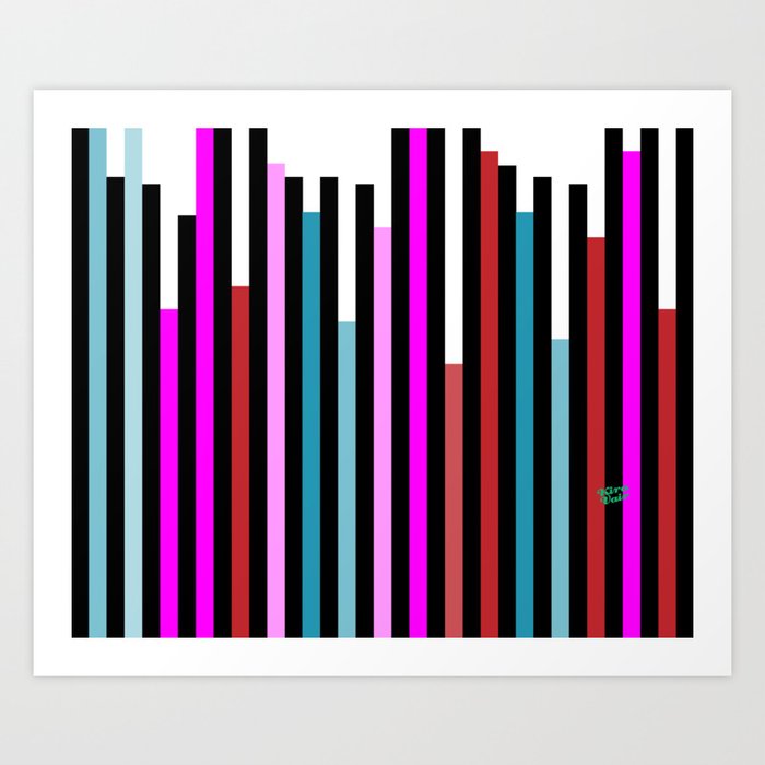 POP SCREEN TEST I Art Print by irikirova | Society6