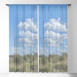Freedom of the Blue Skies Sheer Curtain