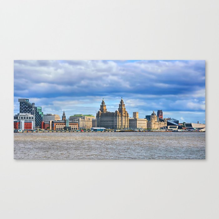Liverpool Skyline Canvas Print By Suzydoodle Society6