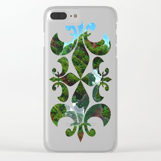 Bacterium Hedgerow Clear iPhone Case
