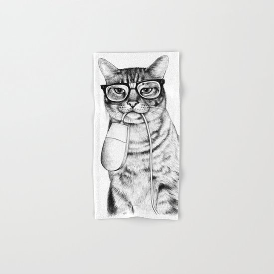 Mac Cat Hand & Bath Towel