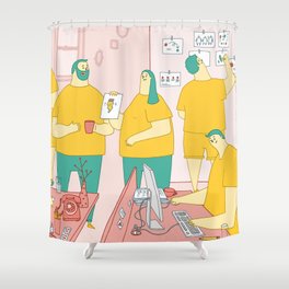 Superdoodle Shower Curtain