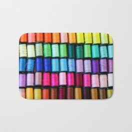 Cotton Reels Bath Mat | Craft, Rainbow, Thread, Pink, Orange, Cotton, Photo, Blue, Yarn, Colors 