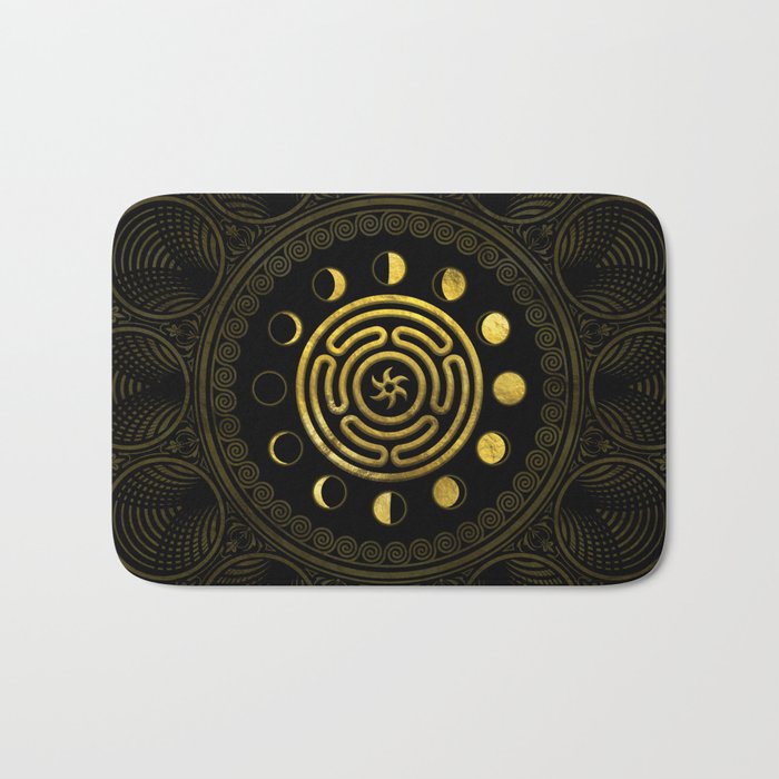 Wheel of Hecate and Moons  Bath Mat