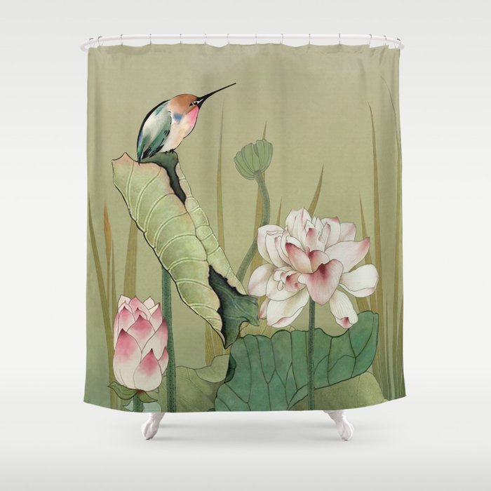 Lotus Flower Shower Curtain