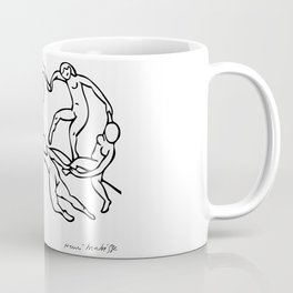 Henri Matisse The Dance and Music Line Artwork Hermitage Sketch For Prints Tshirts Posters Bags Men Coffee Mug