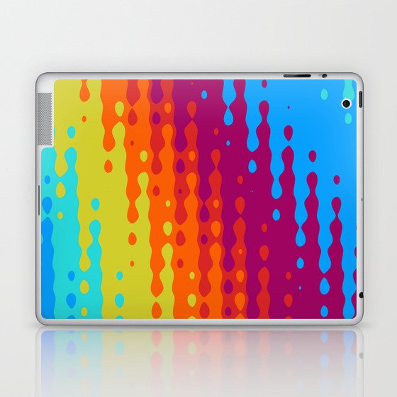 Halftone Blur Multi Color Background. Laptop & iPad Skin