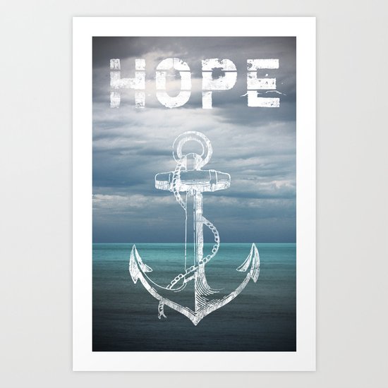 Hope Anchor Art Print