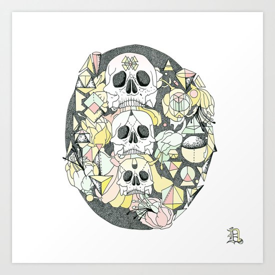 D ( O N E ) Art Print