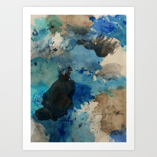 Secret Mediterranean Beach Art Print