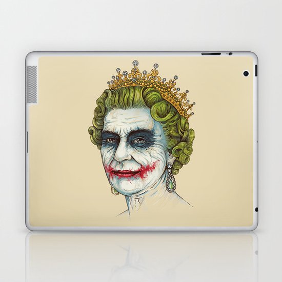 God Save the Villain! Laptop & iPad Skin