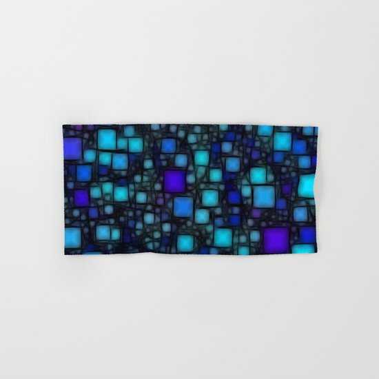 Post It Blue Glow Hand & Bath Towel
