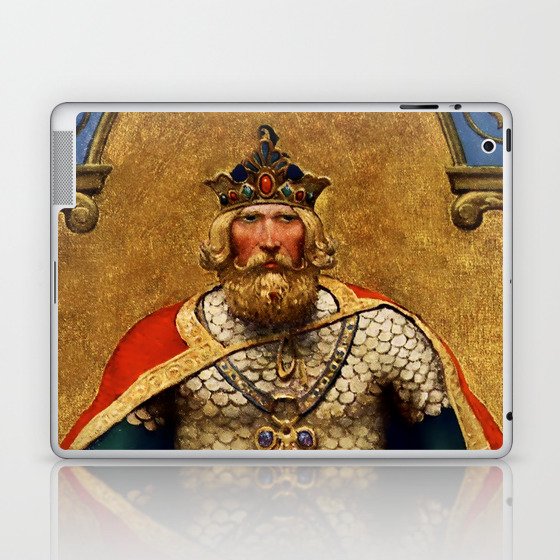 “King Arthur” by NC Wyeth Laptop & iPad Skin