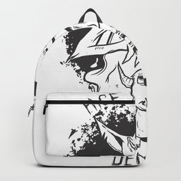 Face your inner Demons Backpack | Gremlins, Chrismas, Cultmovie, Scary, Graphicdesign, Xmas, Movies, Gremlin, Shadow, Blackandwhite 