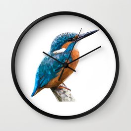 River Kingfisher Wall Clock