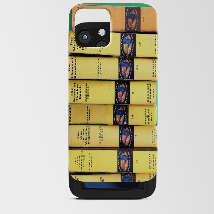 Nancy Drew Stack - iPhone Card Case by Sorrythankyou79 | Society6