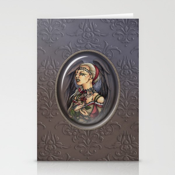 Marooned - Gothic Angel Portrait Stationery Cards