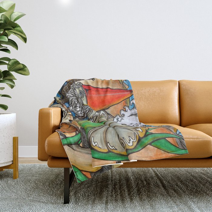 Gnome throw on sale blanket