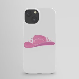 Pink Cowboy Hat iPhone Case