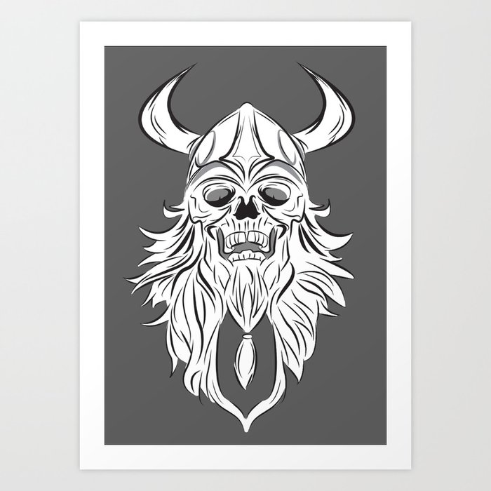 viking skull designs