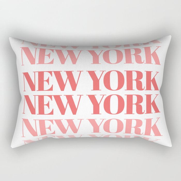 new york Rectangular Pillow