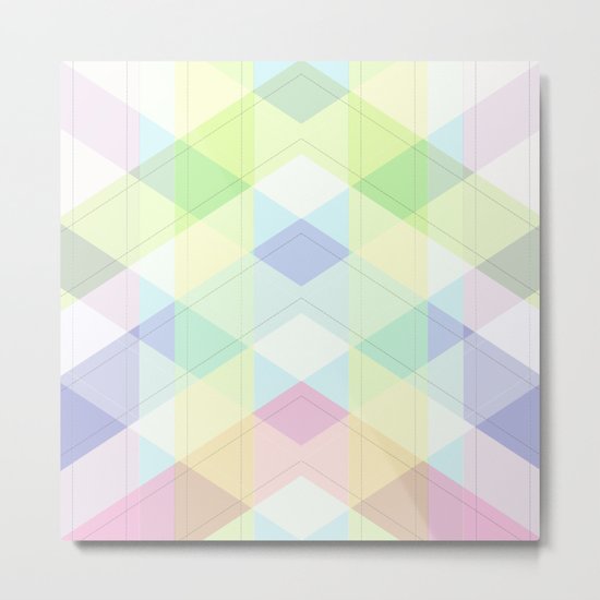 Geometric patchwork 4 Metal Print