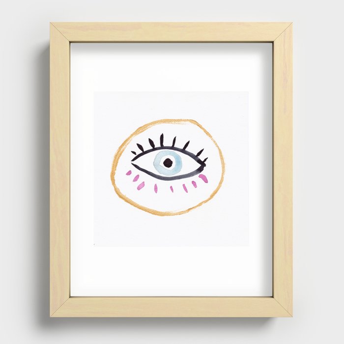 Eye I Recessed Framed Print