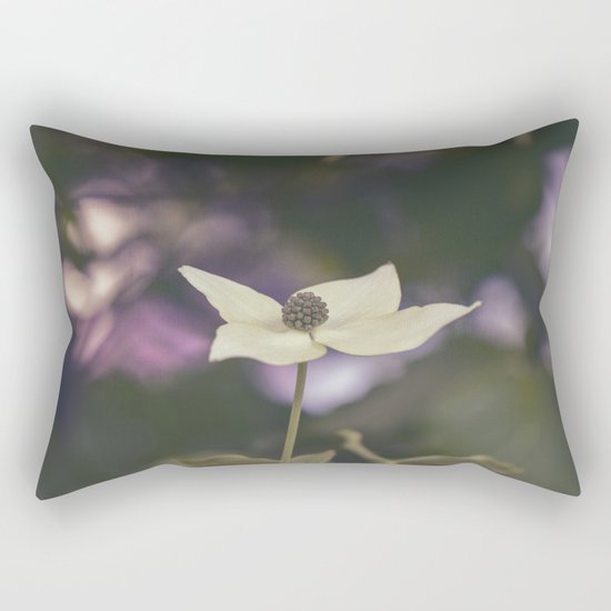Dogwood Flower Rectangular Pillow