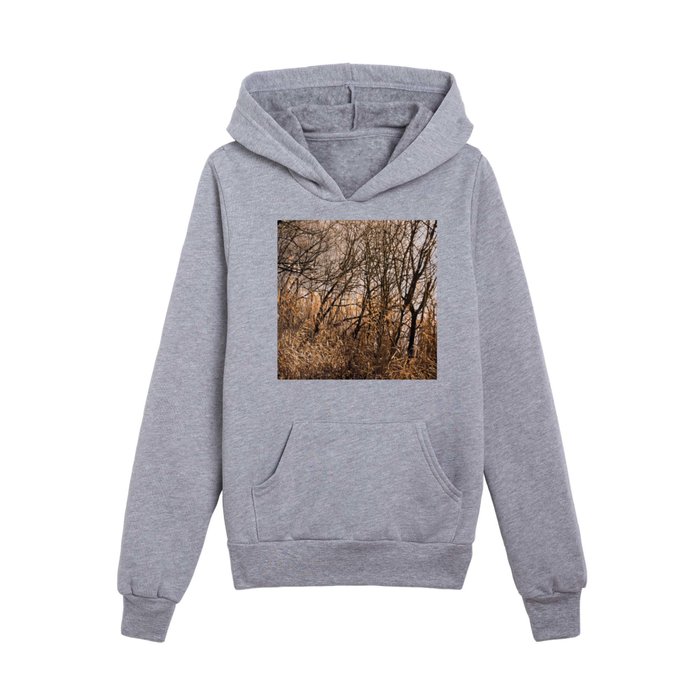 Fall Forest Kids Pullover Hoodie