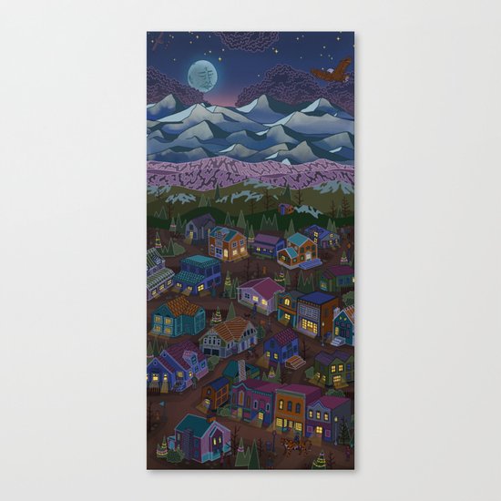Adventure Town Canvas Print