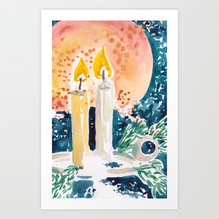 Candlelight Art Print