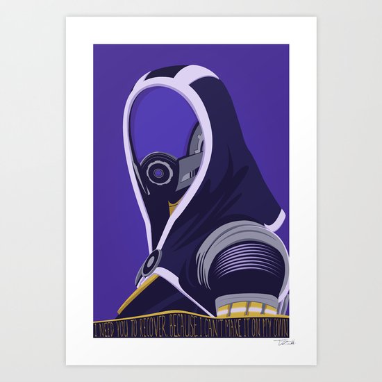 spectr.es: Tali’Zorah vas Normandy Art Print