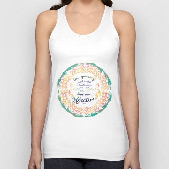 Buddha Quote Unisex Tank Top