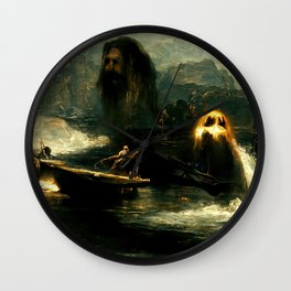 The damned souls of the River Styx Wall Clock