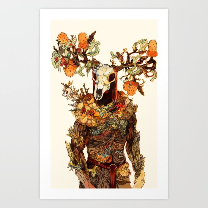 They come in the dark Art Print