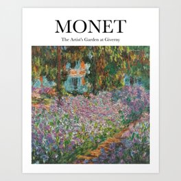 Monet - The Artist's Garden at Giverny Art Print