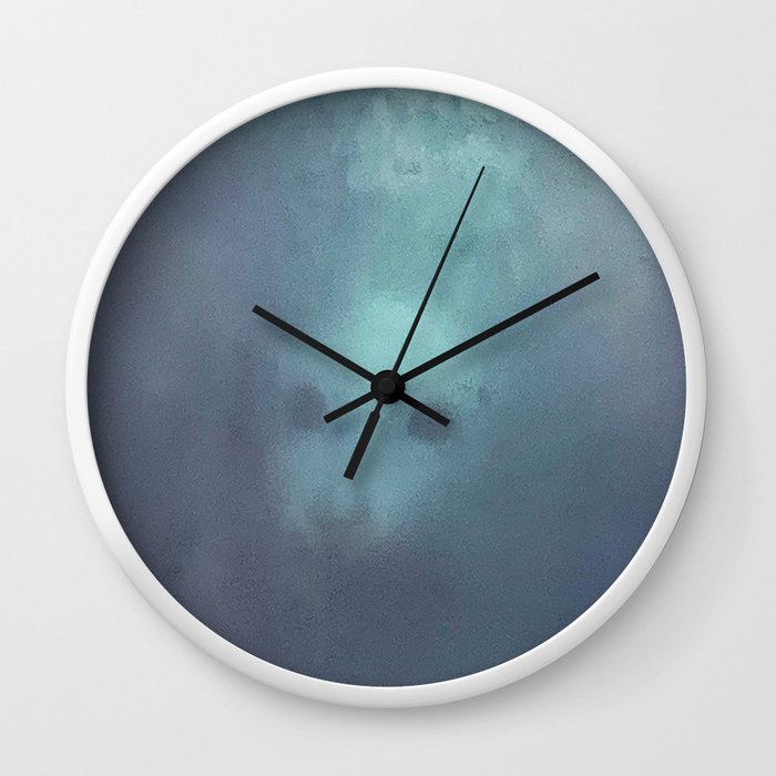 five minute friday} Tick Tock: A Chalk Wall Clock - Blue i Style